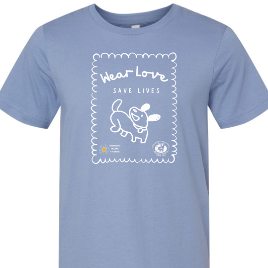 Wear Love Save Lives - Designed by Melanie, 4th grade